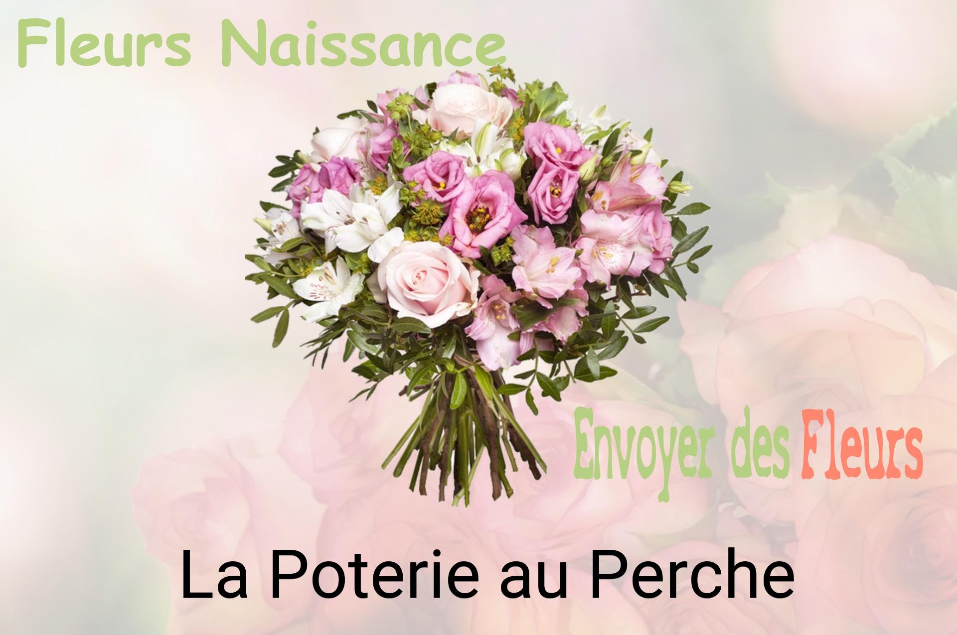 Bouquet de fleurs de naissance livré à La Poterie-au-Perche
